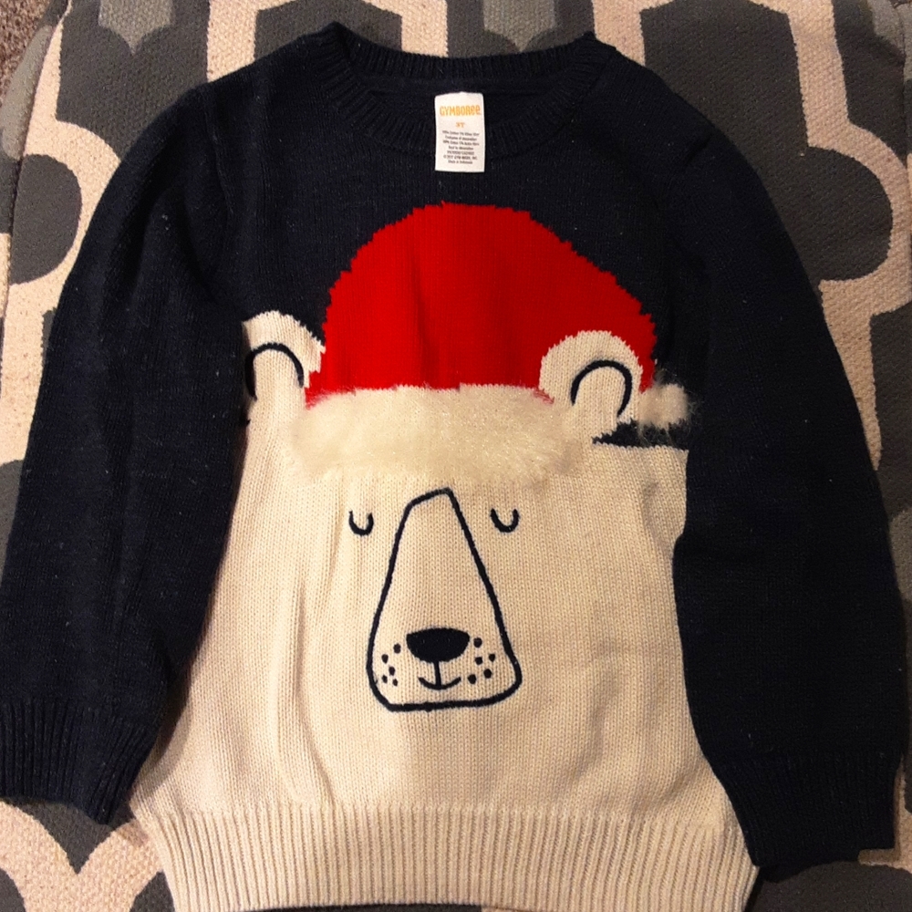 Gymboree Boy's 3T Christmas Polar Bear Sweater